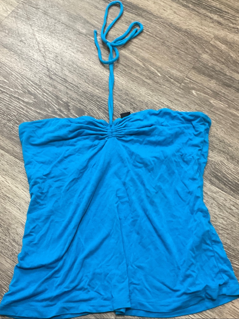 Forever 21 Bright Blue Halter Tube Camisole